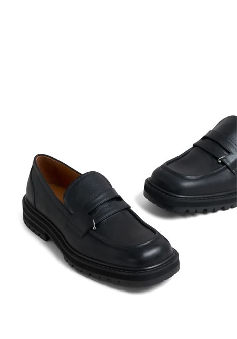 chunky piercing loafer 2.0 man black MARNI | MOMR005903 P508800N99